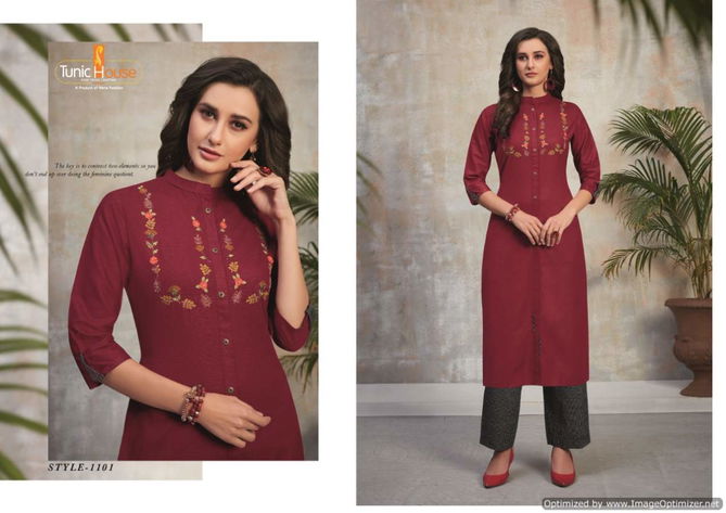 Tunic House Najuk 2 Latest Ethnic Wear Kurti With Bottom Collection